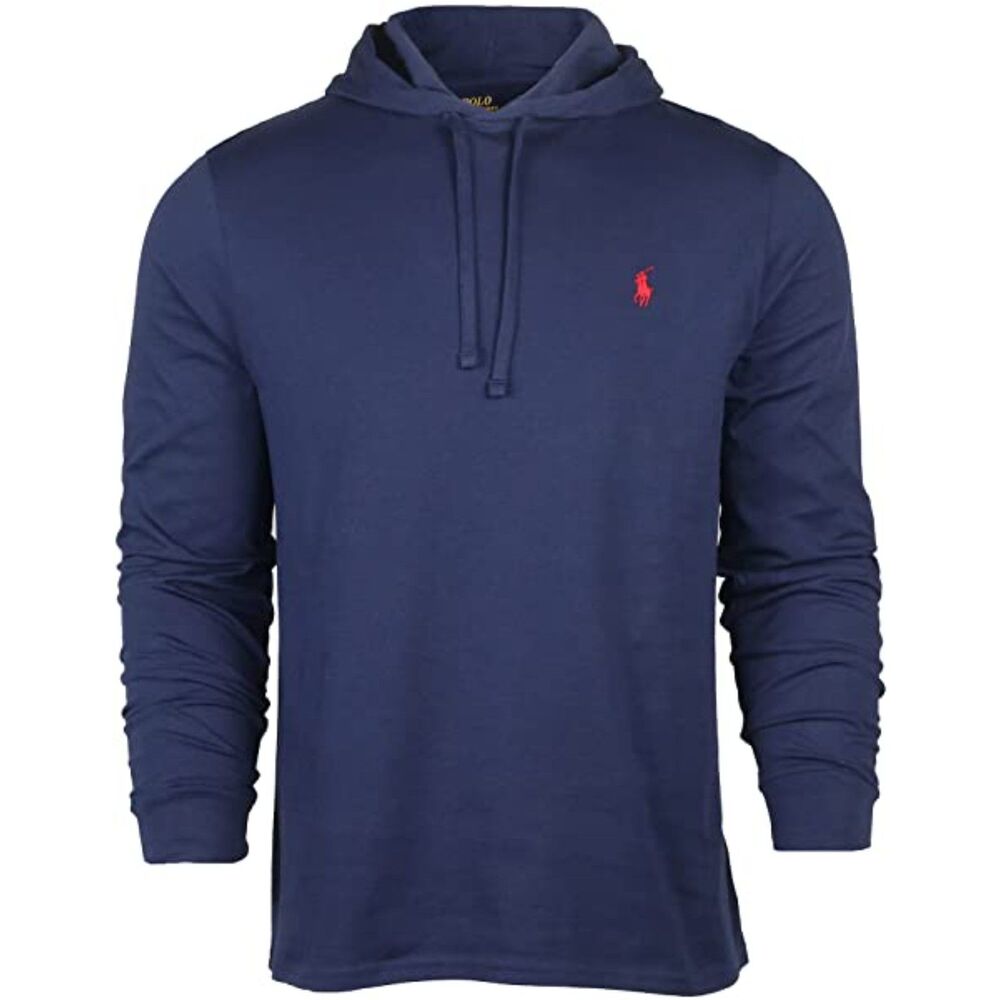 Polo Hoodie, navy, Small